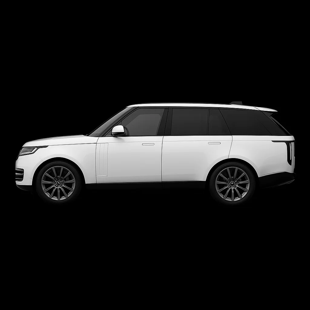 White Range Rover Vogue luxury SUV by Alps Premium Driver